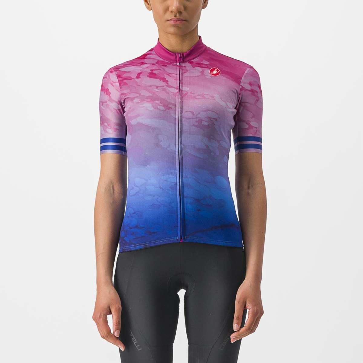 CASTELLI -: MAGLIA MARMO JEARSY - MULTICOLOR AMETHYST
