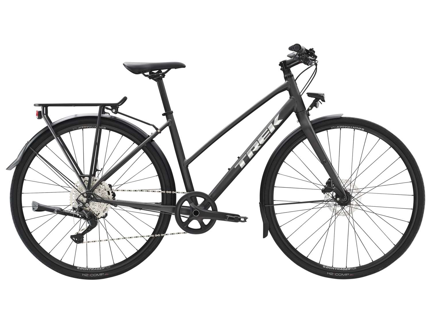 TREK 2023 - FX 3 DISC EQUIPPED STAGGER - MATTE DNISTER BLACK