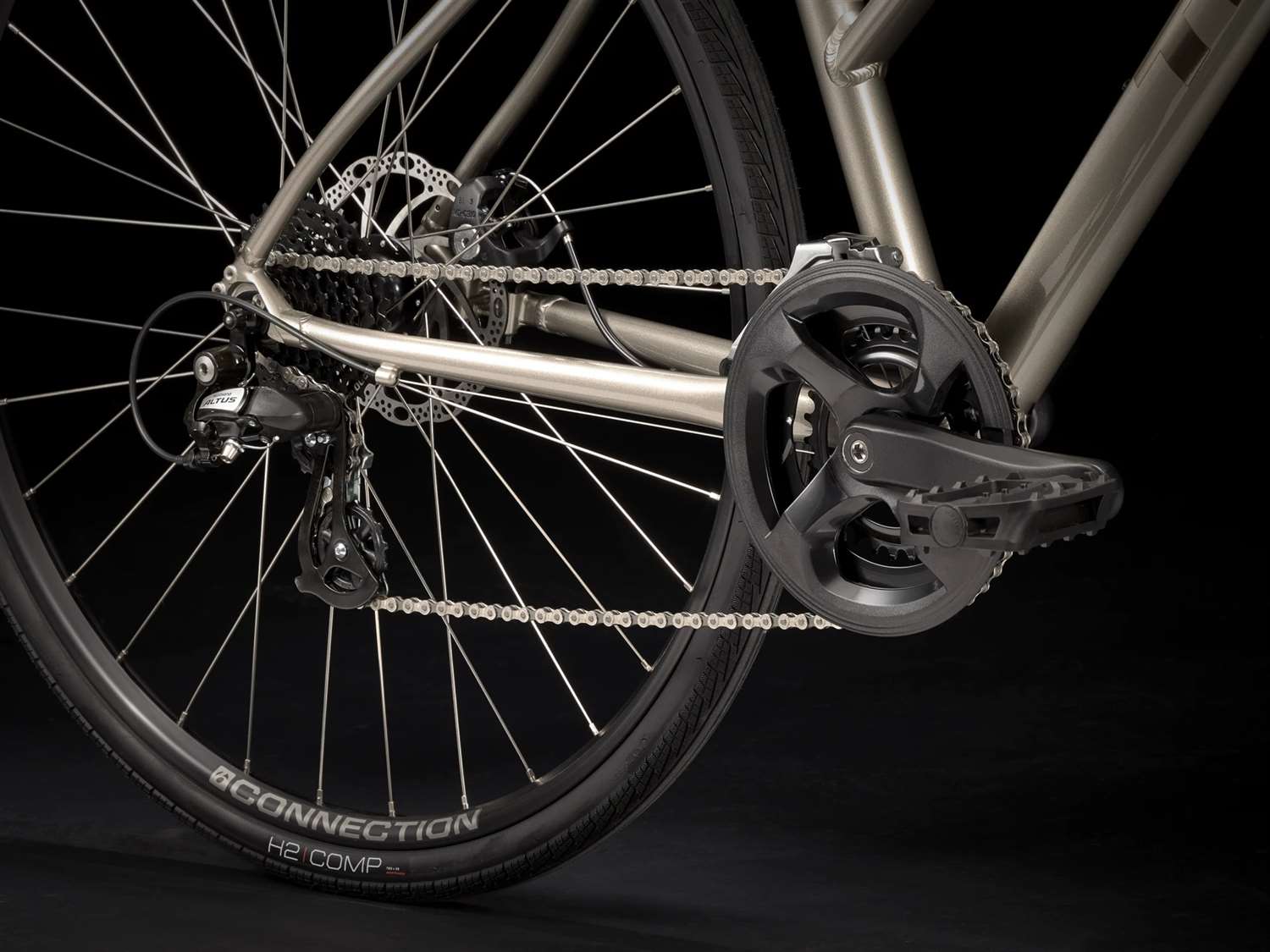 TREK 2023 - FX 1 DISC STAGGER - METALLIC GUNMETAL
