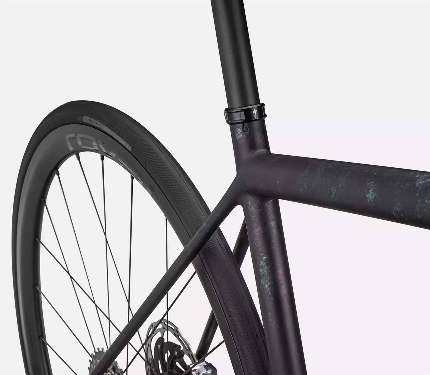 SPECIALIZED 2023 - S-WORKS AETHOS SRAM RED ETAP AXS 12V POWER - GLOSS OBSIDIAN / LAPIS + ABALONE ORGANIC COLOR RUN / OBSIDIAN