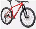 SPECIALIZED 2021 - EPIC HT HARDTAIL COMP CARBON - GLOSS FLO RED W / RED GHOST PEARL / METALLIC WHITE SILVER