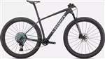 SPECIALIZED 2022 - EPIC S-WORKS HARDTAIL - SATIN CARBON / COLOR RUN BLUE MURANO PEARL / GLOSS CHROME FOIL LOGOS 