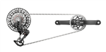 SRAM - :SET GRUPPO CAMBIO XXSL T-TYPE EAGLE AXS POWERMETER SPIDER