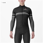 CASTELLI - MAGLIA INVERNALE  RETTA LS - NERO