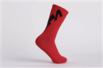 SUPACAZ - CALZE  SUPASOX TWISTED SOCK - ROSSO/NERO