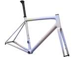 SPECIALIZED 2024 - AETHOS S-WORKS TELAIO FRAMESET ROAD - SATIN CLAY / POWDER INDIGO / SILVER DUST - RADIAL FADE / LAPIS EDGE FADE / HYPER LAPIS
