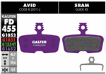 GALFER - PASTIGLIE MESCOLA VIOLA E-BIKE PER FRENI SRAM CODE R, RSC, GUIDE RE, DB8