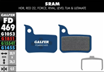 GALFER - PASTIGLIE MESCOLA BLU PER SRAM RED 22 - LEVEL