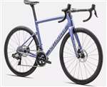 SPECIALIZED 2024 - TARMAC SL8 EXPERT DISC SRAM RIVAL AXS 12V POWER - SATIN POWDER INDIGO TINT OVER SILVER DUST / WHITE