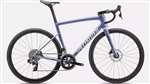 SPECIALIZED 2024 - TARMAC SL8 EXPERT DISC SRAM RIVAL AXS 12V POWER - SATIN POWDER INDIGO TINT OVER SILVER DUST / WHITE