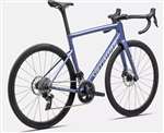 SPECIALIZED 2024 - TARMAC SL8 EXPERT DISC SRAM RIVAL AXS 12V POWER - SATIN POWDER INDIGO TINT OVER SILVER DUST / WHITE
