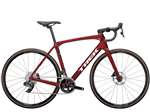 TREK 2024 - DOMANE SLR 6 SRAM RIVAL AXS POWER 12V - METALLIC RED SMOKE TO RED CARBON SMOKE 