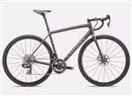 SPECIALIZED 2025 - S-WORKS AETHOS NEW SRAM RED ETAP AXS 12V POWER - SATIN DOPPIO / GUNMETAL DRY BRUSHED /  GOLD PEARL