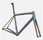 SPECIALIZED 2025 - AETHOS S-WORKS TELAIO FRAMESET ROAD - SATIN DEEP LAKE METALLIC / GREEN PEARL + BURNT GOLD METALLIC FADES / DARK NAVY