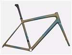 SPECIALIZED 2025 - AETHOS S-WORKS TELAIO FRAMESET ROAD - SATIN DEEP LAKE METALLIC / GREEN PEARL + BURNT GOLD METALLIC FADES / DARK NAVY