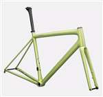 SPECIALIZED 2025 - AETHOS S-WORKS TELAIO FRAMESET ROAD - SATIN SILVER DUST / TEAM YELLOW TINT / CHROME
