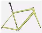 SPECIALIZED 2025 - AETHOS S-WORKS TELAIO FRAMESET ROAD - SATIN SILVER DUST / TEAM YELLOW TINT / CHROME