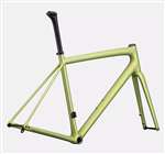 SPECIALIZED 2025 - AETHOS S-WORKS TELAIO FRAMESET ROAD - SATIN SILVER DUST / TEAM YELLOW TINT / CHROME