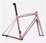 SPECIALIZED 2025 - AETHOS TELAIO FRAMESET ROAD - SATIN FLAKE SILVER / DUSKY PINK + CHAMPAGNE RADIAL FADES / DUNE WHITE