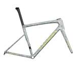 SPECIALIZED 2025 - S-WORKS TARMAC SL8 DISC TELAIO FRAMESET - SATIN LIQUID SILVER / MULTI-COLOR DRY IMPASTO / GLOSS TEAM YELLOW TINT