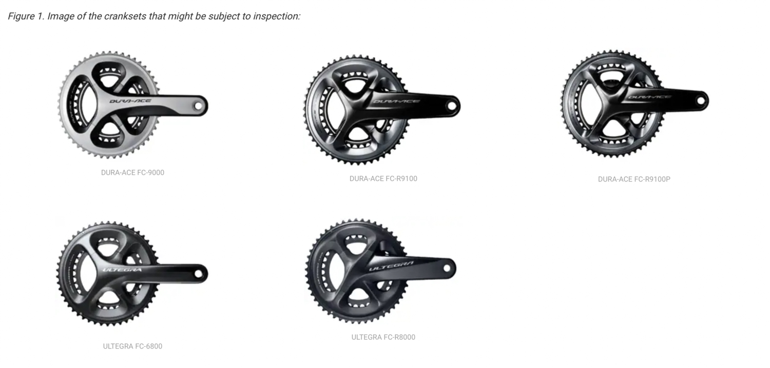 Shimano starts inspection and replacement program