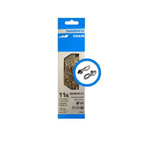 SHIMANO -: CATENA 116 MAGLIE +QUICKLINK CN-HG701 11-VELOCITÀ