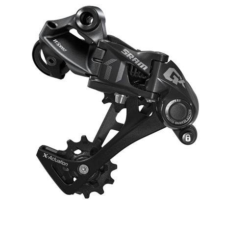 SRAM -: CAMBIO GX1 GABBIA LUNGA - 11 VELOCITÀ - NERO