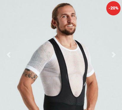 SPECIALIZED - MAGLIA INTIMA COMP SEAMLESS MC M/L BIANCO 