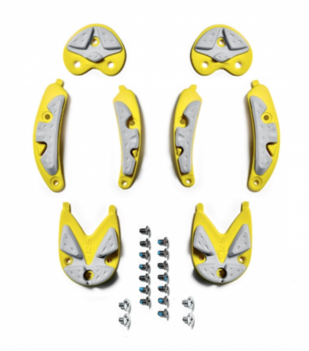 SIDI - 75 INSERTI MTB SRS CARBONIO GIALLO / GRIGIO