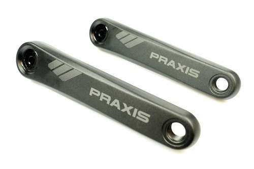 PRAXIS -: SET PEDIVELLA YAMAHA E-BIKE ALLUMINIO E STANDARD ISIS - 170MM