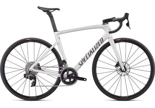 SPECIALIZED 2022 - TARMAC SL7 COMP RIVAL ETAP AXS - GLOSS METALLIC WHITE SILVER / SMOKE