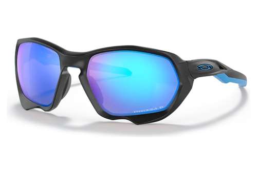 OAKLEY - OCCHIALE PLAZMA - MATTE BLACK - LENTI PRIZM SAPPHIRE