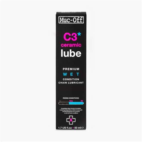 MUC-OFF - LUBRIFICANTE WET CERAMIC LUBE BIODEGRADABILE 120ML.