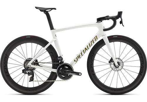 SPECIALIZED 2022 - TARMAC SL7 PRO SRAM FORCE ETAP AXS - CHAMELEON SILVER GREEN TINT OVER WHITE / SNAKE EYE