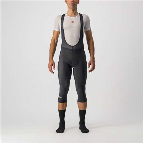 CASTELLI - SALOPETTE  ENTRATA THERMAL BIBKNIKER 3/4 - NERO