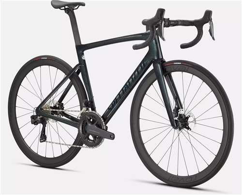 SPECIALIZED 2022 - TARMAC SL7 EXPERT SHIMANO ULTEGRA DI2 12V - GLOSS CARBON / OIL TINT / FOREST GREEN