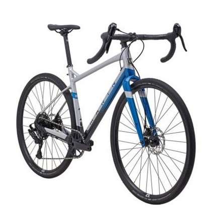 TEAM MARIN 2022 - GESTALT X10 GRAVEL RIGID FORK - SILVER / BLUE