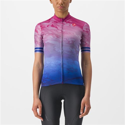 CASTELLI -: MAGLIA MARMO JEARSY - MULTICOLOR AMETHYST