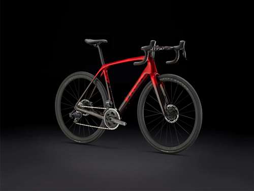 TREK 2023 - DOMANE SLR 7 SRAM ETAP AXS POWER 12V - METALLIC RED SMOKE TO RED CARBON SMOKE 