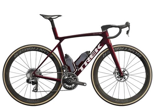 TREK 2025 - NEW MADONE SLR 9 DISC GEN 8 SRAM RED AXS 12V POWER - CARBON RED SMOKE